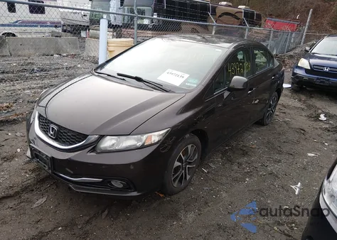 2013 Honda Civic Ex-L из США, поврежденный, VIN 2HGFB2F92DH511590